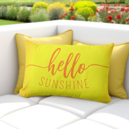 Olá Almofadas lombares externas amarelo Sunshine