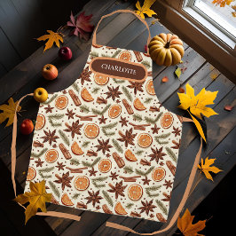 Olá Autumn Personalizado Apron com Nome
