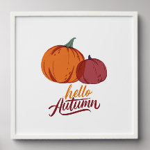 Olá Autumn Pumpkins