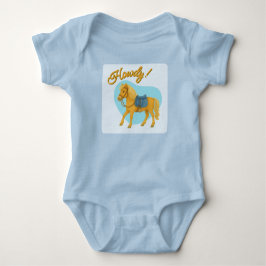 Olá! Body/ Camiseta Pony Jersey | Roupas