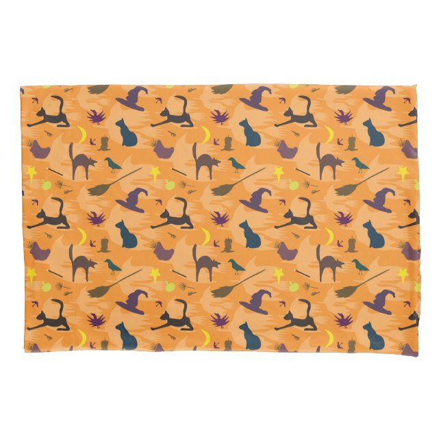 Olá Bruxa - padrão perfeito de Halloween. (Frente)