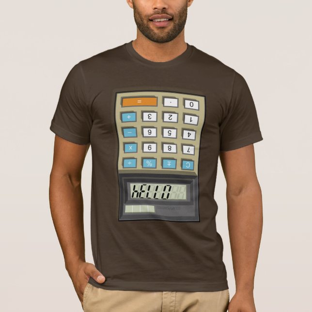 Olá! camisa da calculadora (Frente)