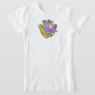 Olá, Camisa do Grau de Garten Kinder, Volta à esco