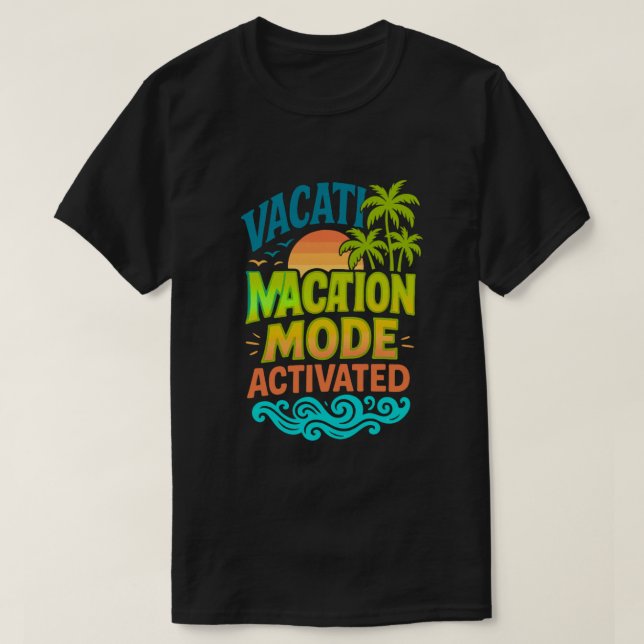 Olá camiseta clássica de verão  (Frente do Design)