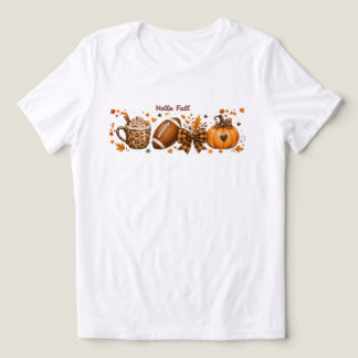 Olá Camiseta Feminina de Outono