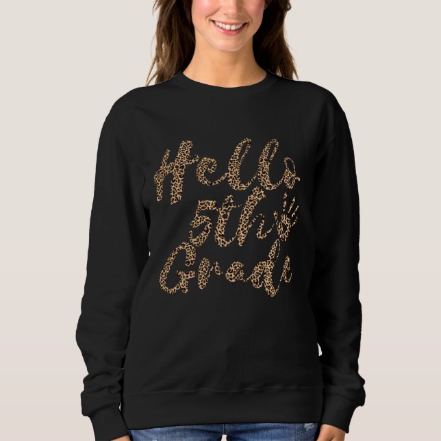 Olá Camiseta Quinta Série De Volta à Escola Profes (Frente)