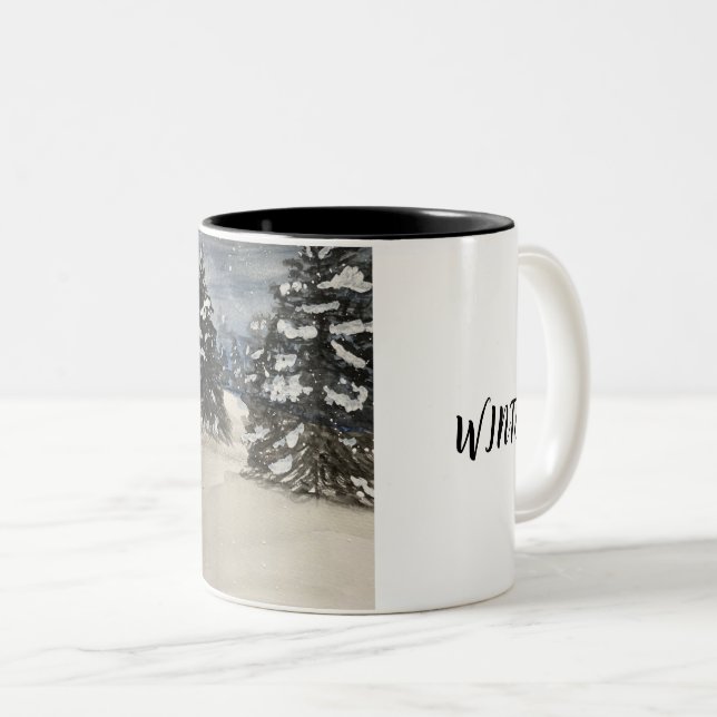 Olá, caneca clássica de inverno, 11 oz (Frente Esquerda)