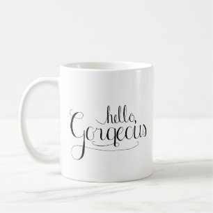 Olá! caneca de café lindo