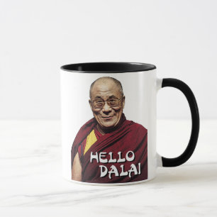 Olá! caneca de Dalai