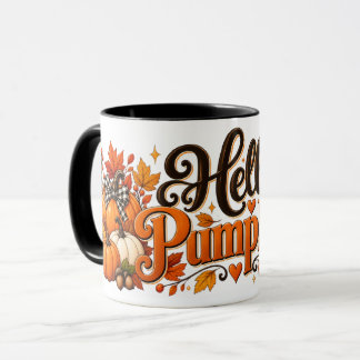 Olá Caneca de Outono da Abóbora