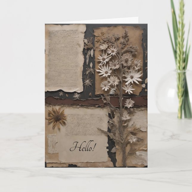 Olá Cartão de Saudação (Frente)