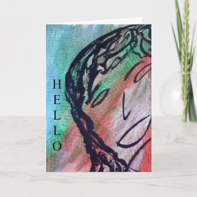 Olá Cartão de Saudação (Frente)