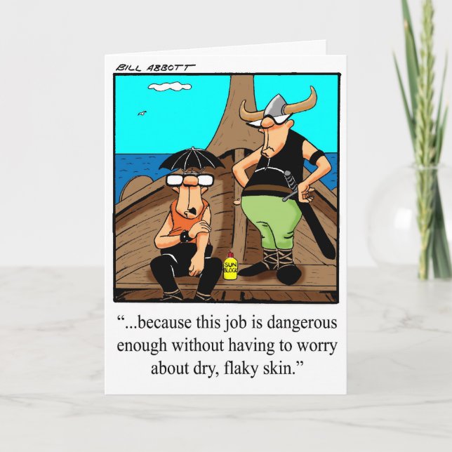 Olá, Cartão de Saudação Humor (Frente)