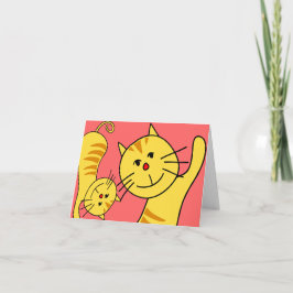Olá, Cartão de Vazio Cat