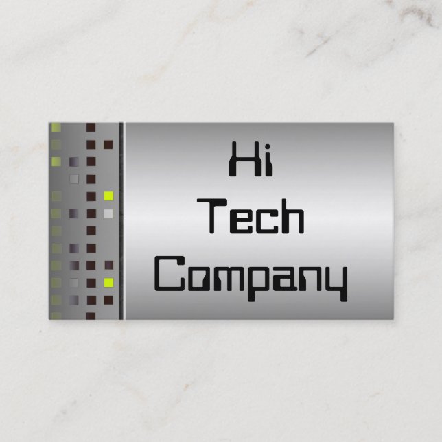 Olá! cartões de visitas da tecnologia (Frente)
