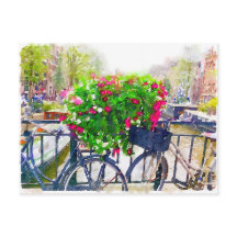 Olá de Amsterdam Cartão postal