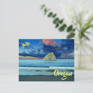 Olá do cartão postal de viagem do Oregon