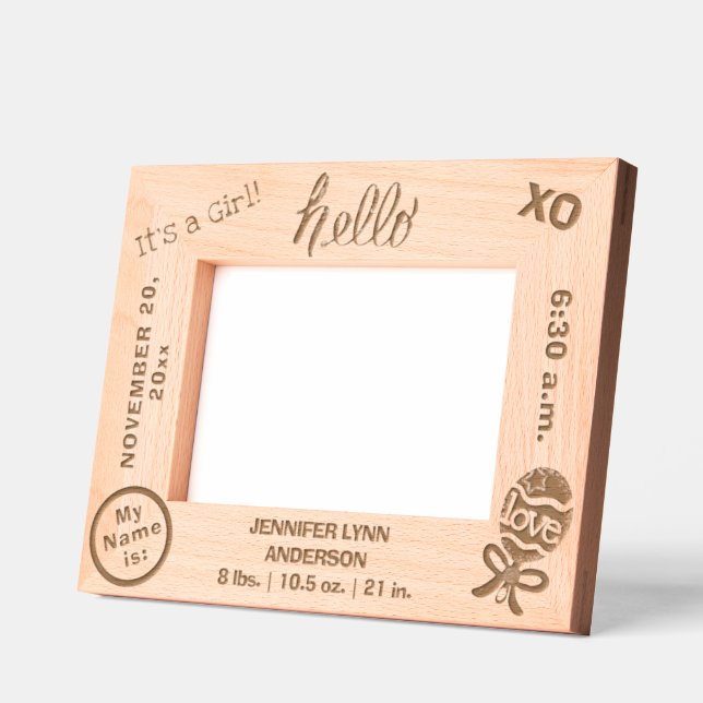 Olá, é um parto feminino. Foto 6 x 4, 7 x 5 (Left)