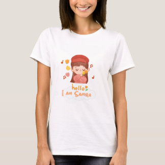 Olá, Eu Sou Samira - Camisa Estética Bonita