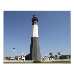 Olá! farol GA da ilha de Tybee da fotografia de