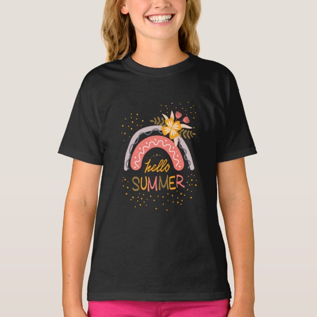 Olá, Férias de Verão, T-Shirt (Frente)