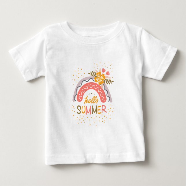 Olá, Férias de Verão, T-Shirt (Frente)