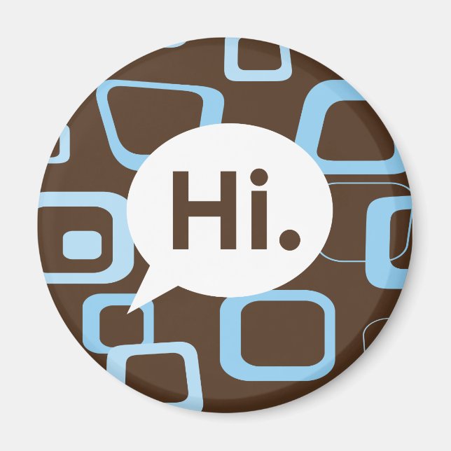 Olá. Íman (Frente)