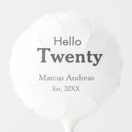 Olá, junte nome de vinte anos. Adicionar minim de 