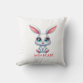 Olá Mãe Almofada – Cushion de Berçário de Coelho F