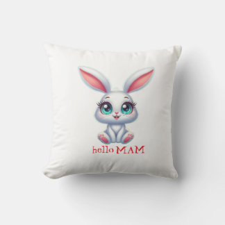Olá Mãe Almofada – Cushion de Berçário de Coelho F