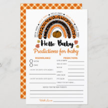 Olá Menina Abóbora Sexo Predição Neutra