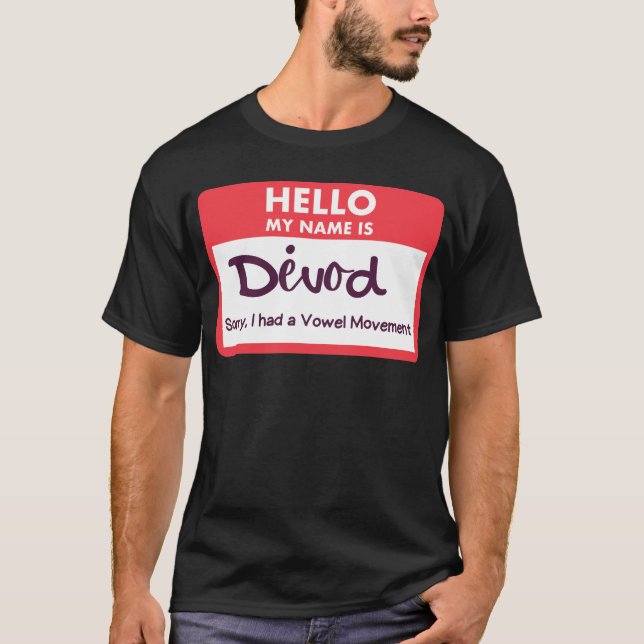 Olá Meu nome é. . . Camiseta (Frente)