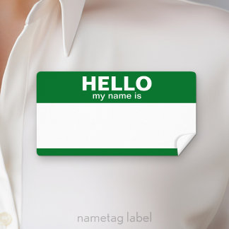 Olá, meu nome é — etiquetas clássicas
