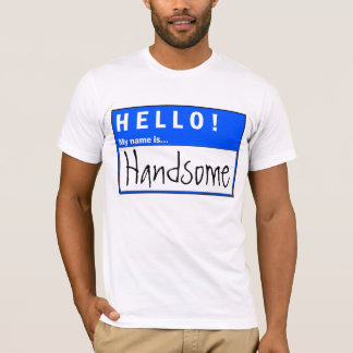 Olá! meu nome é t-shirt considerável do