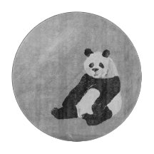 Olá, Panda! Tábua de Corte Redonda