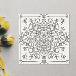 Olá Primavera: Página de Coloração Inspirada na Na