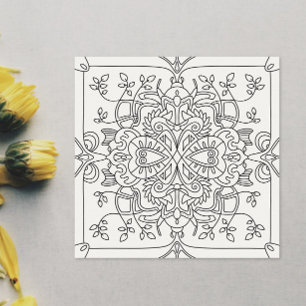 Olá Primavera: Página de Coloração Inspirada na Na