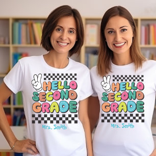 Olá, segunda camisa personalizável