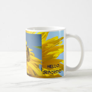 Olá Sol! Caneca de café Girassóis Xícaras de café