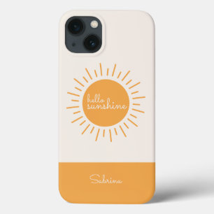 Olá Sunshine Personalizado Yellow Boho
