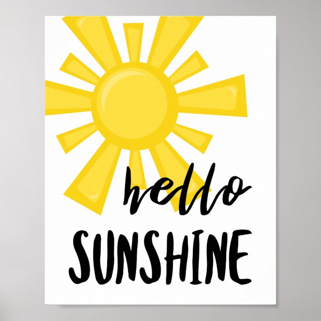Olá Sunshine Poster (Frente)