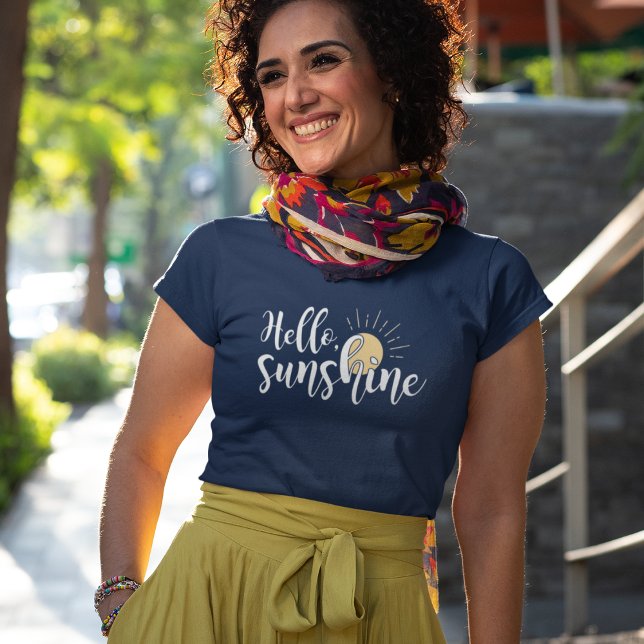 Olá, Sunshine Starburst T-Shirt (Criador carregado)
