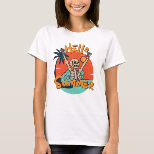 Olá, T-Shirt de Verão