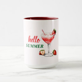 Olá Verão | Caneca Combo de Coquetel de Morango