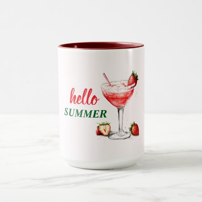 Olá Verão | Caneca Combo de Coquetel de Morango (Centro)