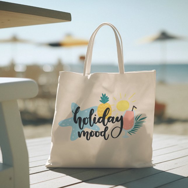 Olá Verão com Bolsa Tote Tropical Flamingo (hello summer, beach tote bag, vacation tote bag, school tote bag, colorful typography, gift for her)