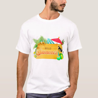 Olá Verão – T-shirt Tropical Évasion