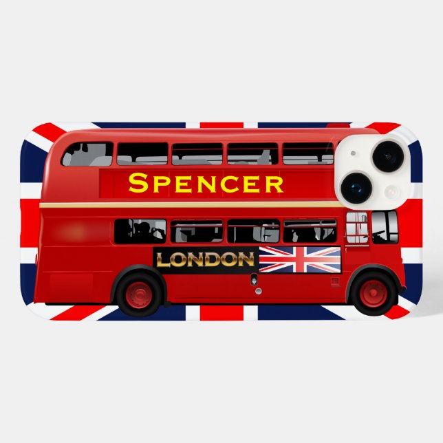 Old London Red Bus (Verso (horizontal))