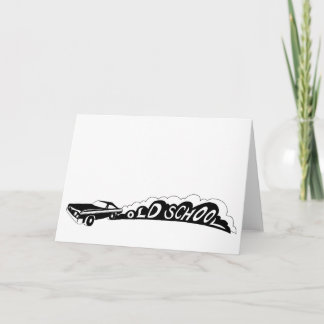 Old School Camaro - Cartões Saudáveis - Dentro de 