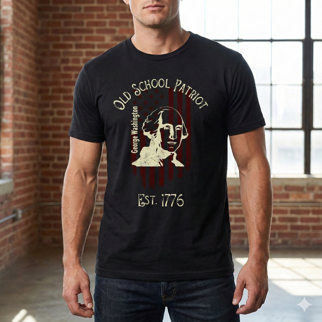 Old School Patriot T-Shirt (Criador carregado)
